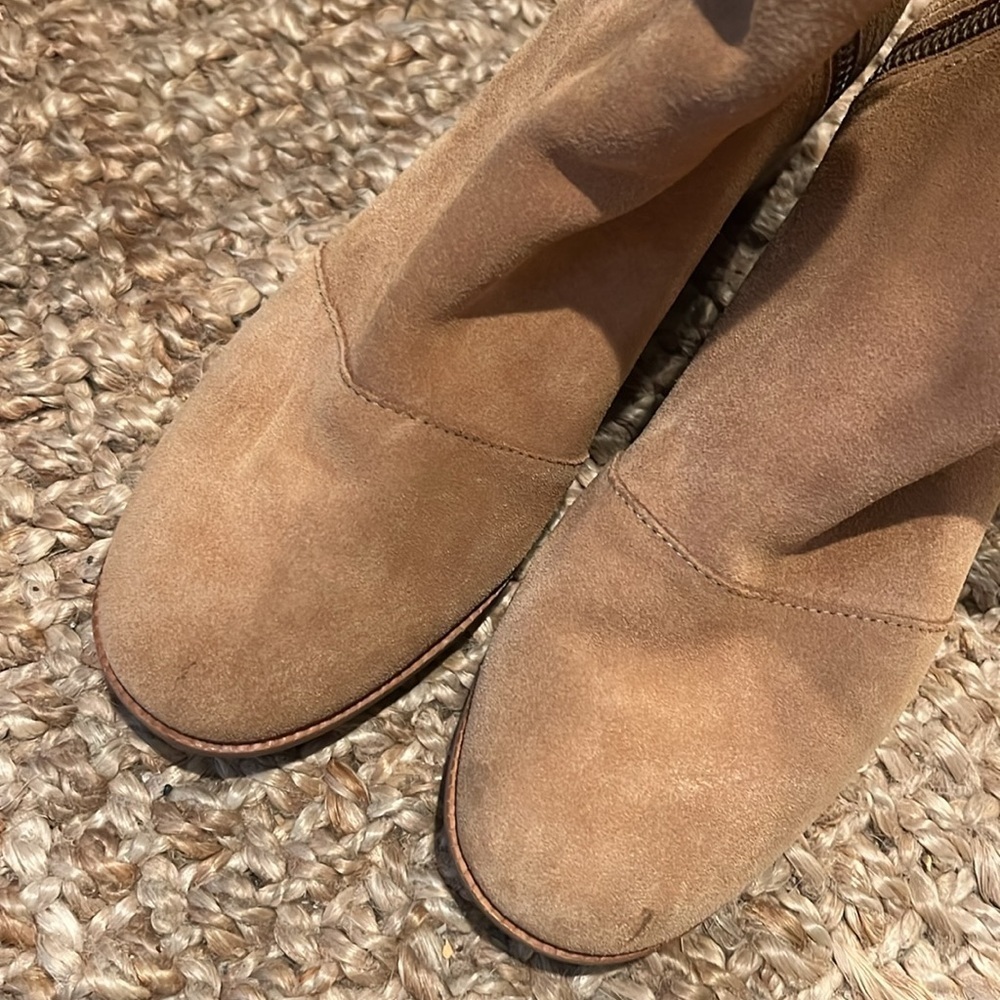 Sorel Women’s Ankle Booties Boots Suede Tan Brown Cate Size 10 - Picture 8 of 9